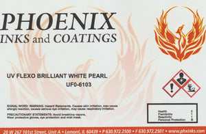 UF0-6103 UV FLEXO COARSE WHITE PEARL