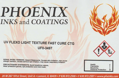 UF0-3497 UV FLEXO LIGHT TEXTURE COATING