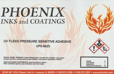 UF0-5025 UV FLEXO PRESSURE SENSITIVE ADHESIVE